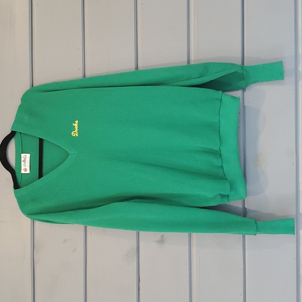 Vintage Rare College Sweater Duffel Collegiate University of Oregon Ducks USA